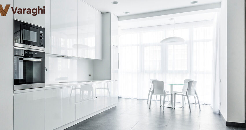  تفاوت کابینت های‌ گلاس و سفید صدفی!